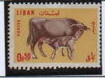 Stamps Lebanon -  Vaca y Becerro