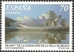 Stamps Spain -  3714 - 700 anivº de la villa de Bilbao (Museo Guggenheim)