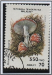 Stamps Madagascar -  Setas, Amanita muscaria