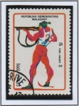 Stamps Madagascar -  Olimpiadas d' Invierno, Albertville, Biatlón