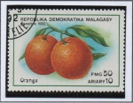 Sellos de Africa - Madagascar -  Naranjas