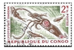 Sellos de Africa - Rep�blica del Congo -  119 - Calamar Luciérnaga Coronado	