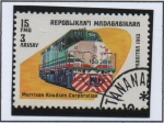 Stamps Madagascar -  Locomotoras Modernas; Morrison Knuson Corporacion