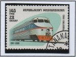 Stamps Madagascar -  Locomotoras Modernas; ER-200