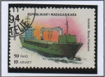 Stamps Madagascar -  Barcos: Cargero australiano