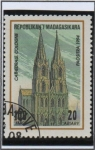 Stamps Madagascar -  Catedrales: Colonia Alemania