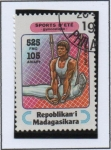 Stamps Madagascar -  Deportes: Gimnasia