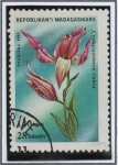 Stamps Madagascar -  Orquideas: Cephalanthera Rubra