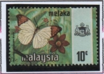 Stamps Malaysia -  Mariposas; Gran punta d' Naranja