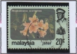 Stamps Malaysia -  Rododendro scortechinii