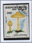 Sellos de Africa - Mali -  Hongos, lepiota cortinarius