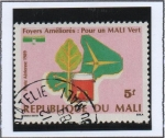 Stamps Mali -  Nuevos Hornos por un Mali mas Verde