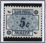 Stamps Malta -  Cifras