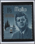 Sellos de Europa - Malta -  Kennedy