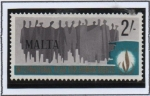 Stamps Malta -  Año Internacional d' Derechos Humanos