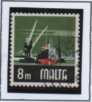 Stamps Malta -  Industria