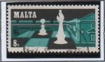 Stamps Malta -  Campeonato d' Ajedrez, Valletta