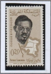 Stamps Morocco -  Patrice Lumumba y Mapa d' Congo