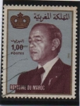 Stamps Morocco -  Hassan II