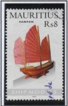 Stamps Mauritius -  Borcos: Sampan