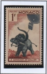 Stamps Monaco -  50 Anv. d' l' Muerte d' Julio Verne. Cinco Semanas en Clobo