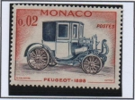 Sellos de Europa - M�naco -  Automóviles: Peugeot 1898