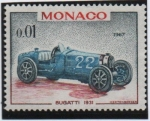 Stamps Monaco -  Automóviles: Bugati 1931