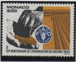 Stamps Monaco -  Cultivos FAO