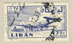 Stamps Lebanon -  embarcando en avion