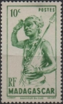 Stamps Madagascar -  Bailarin d' Sur