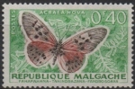 Sellos de Africa - Madagascar -  Mariposa