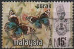 Sellos del Mundo : Asia : Malaysia : Pensamiento Azul