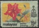 Sellos del Mundo : Asia : Malaysia : Hibiscus