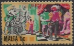 Stamps Malta -  Actores