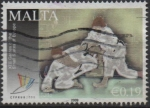 Stamps Malta -  XIII Juegos Deprtivos d' l' pequeños estados d' Europa, Aland: Judo