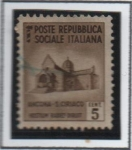 Stamps Italy -  iglesia d' San Ciriaco d' Ancona