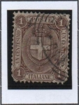 Stamps Italy -  Escudo d' Armas d' Savoy