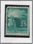 Stamps Italy -  Antorcha