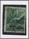 Stamps Italy -  Plantación d' Arboles