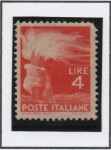 Stamps Italy -  Antorcha