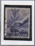 Stamps Italy -  Plantación d' Arboles