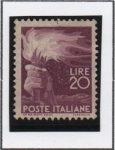 Stamps Italy -  Antorcha