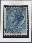 Sellos de Europa - Italia -  Moneda Syracuse