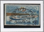 Stamps Italy -  Saltos d' Esqui en Italia, Estadios d' Cortina