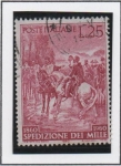 Sellos de Europa - Italia -  Cent. d' l' liberacion d' sur d' Italia(reino d' l' dos Sicilias) por Garibaldi