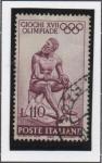 Stamps Italy -  Juegos Olímpicos Roma'60, Boxeador