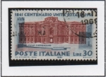 Stamps Italy -  Cet. d' l' Unificacion d' Italia; Palacio Carignano d' Turin