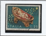 Stamps Italy -  Niño Jesus en l' cuna