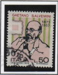 Stamps Italy -  Gaetano Salvemini