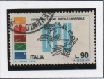 Sellos de Europa - Italia -  Cent. d' l' Unión Postal Universal